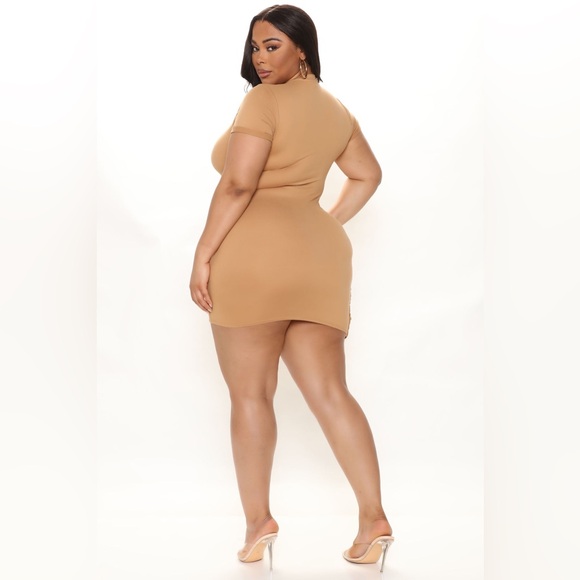 Women’s Addicted To Ya Mini Dress - Camel size small Fashion Nova - Picture 9 of 13